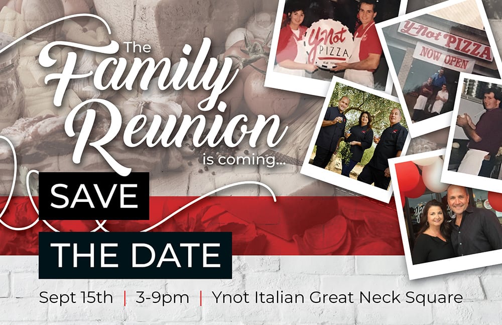 RSVP to the Ynot 25th Year Anniversary Family Reunion!